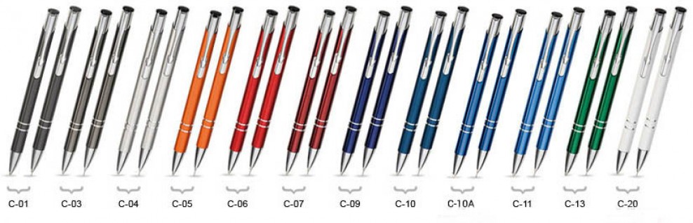 Metallpennor - cosmo